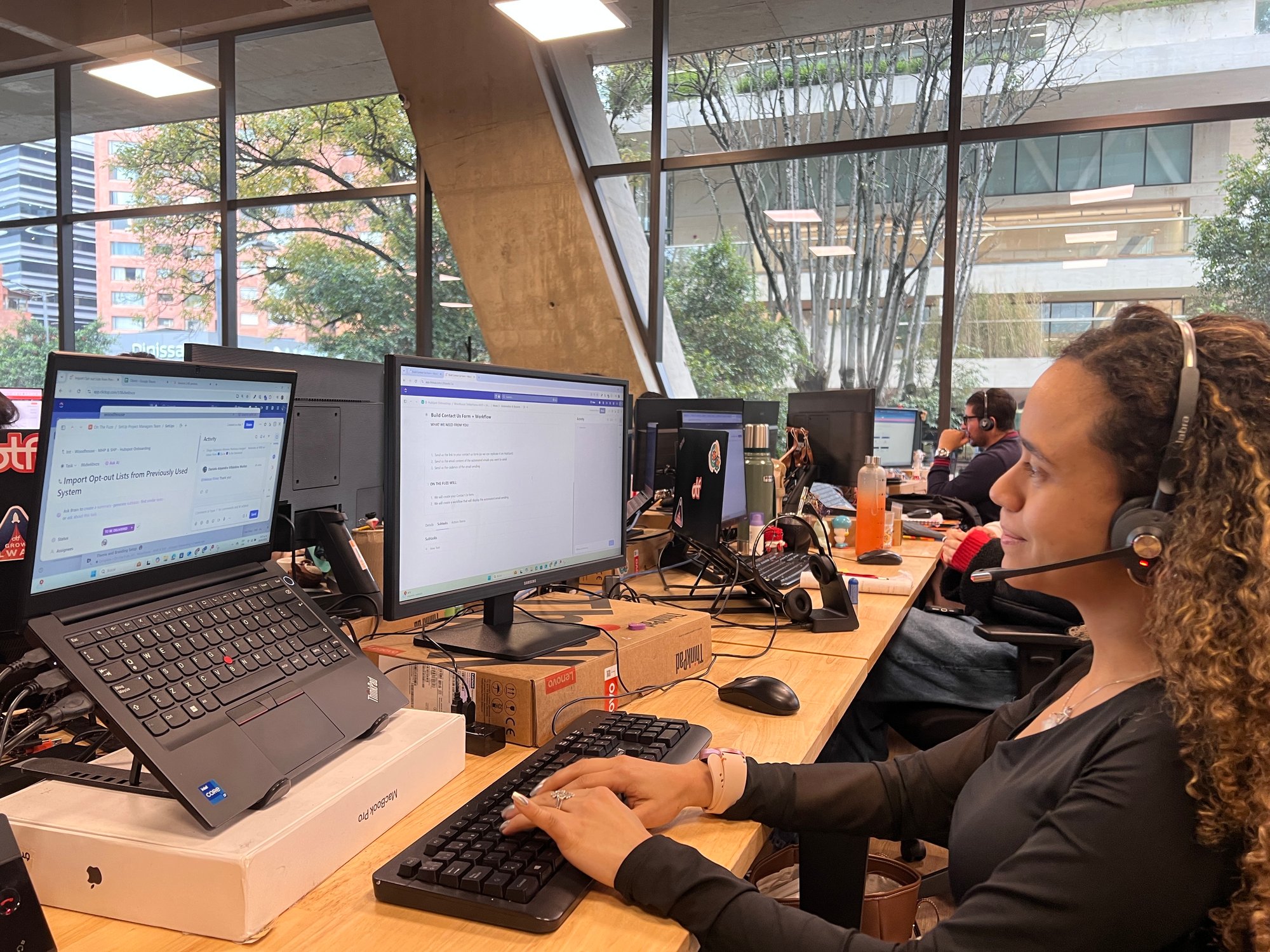 On The Fuze - Elite HubSpot Partner: Team members working in the office 3