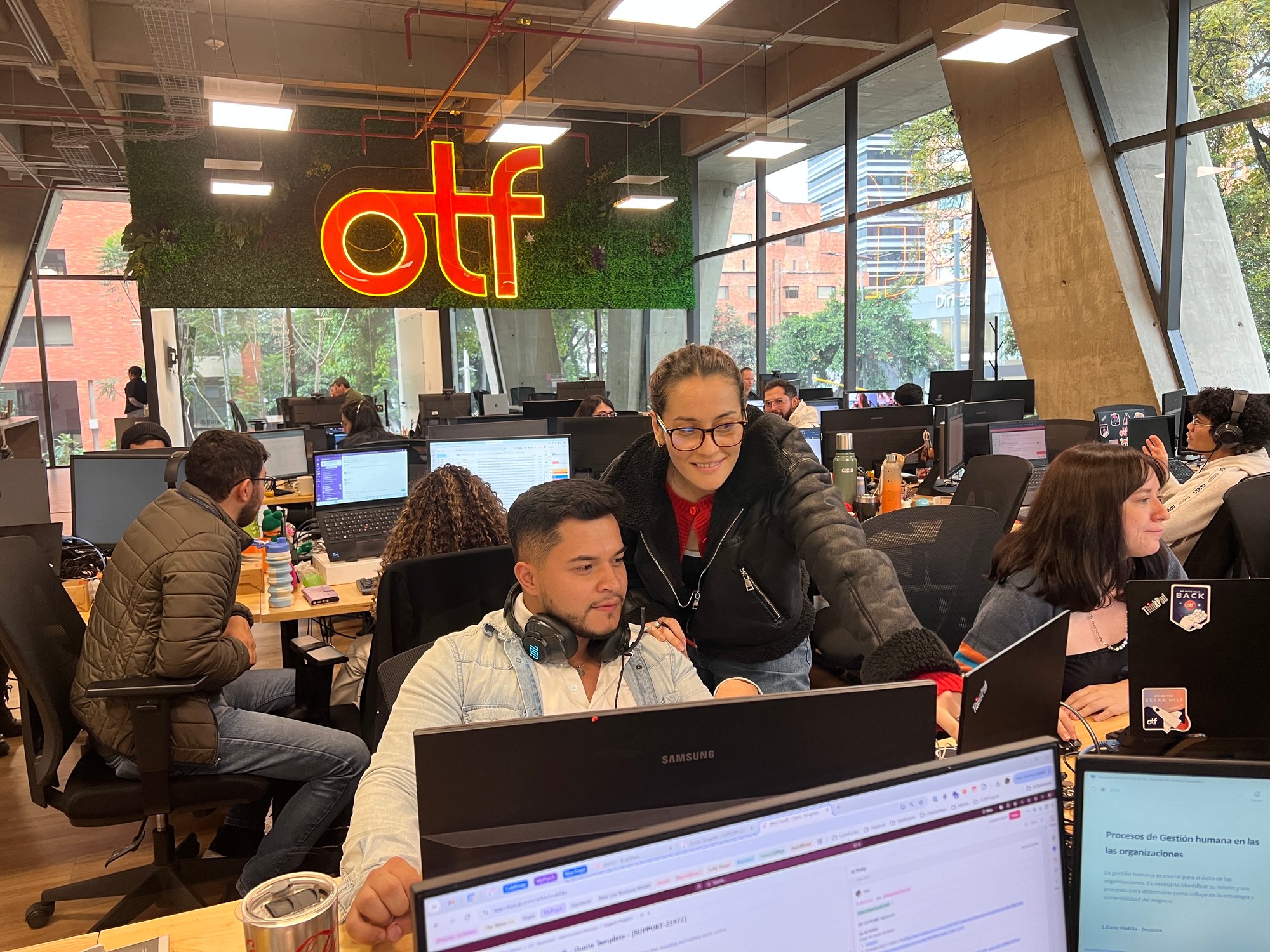 On The Fuze - Elite HubSpot Partner: Team members working in the office 2
