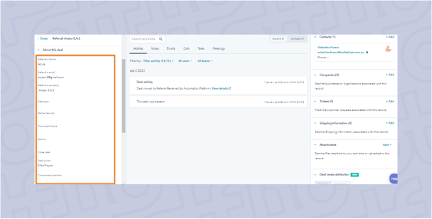 Deal properties to fill manually in HubSpot