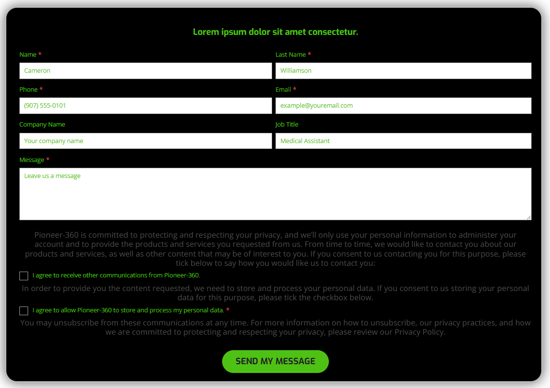 Landing Pages Templates PS