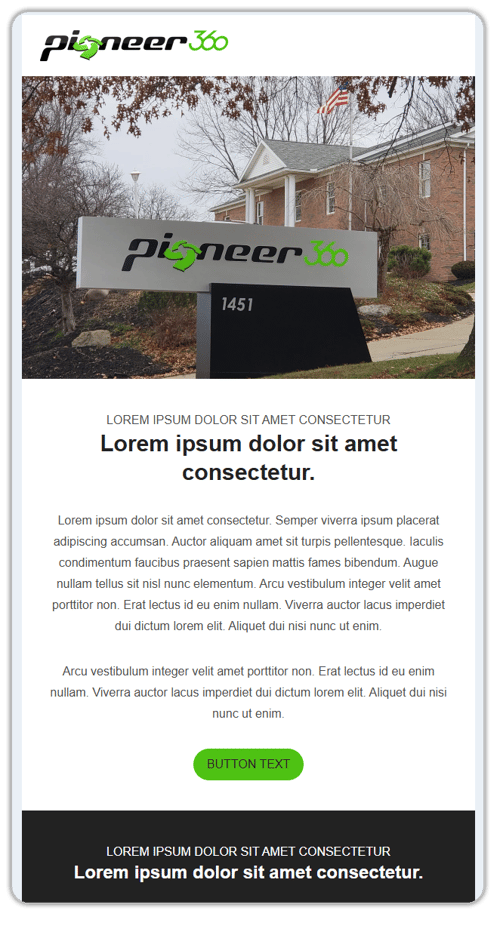 Pioneer360 - Thank-You Email PS