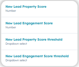 Lead Scoring - Properties HubSpot