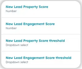 Lead Scoring - Properties HubSpot
