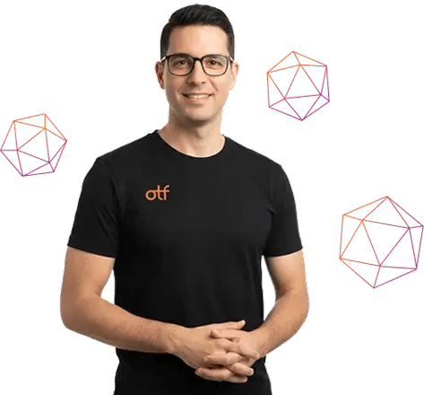 Smiling man with glasses