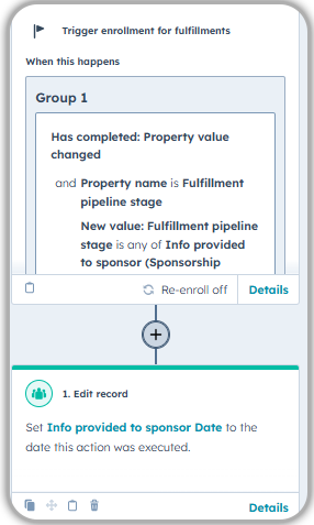 Sponsorship product delivery tracking