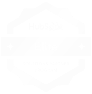 HubSpot Elite Partner Badge earned by On The Fuze