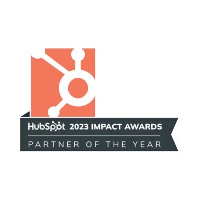 HubSpot Elite Solutions Partner badge certification logo for premium service providers