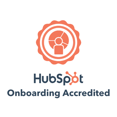 HubSpot 2023 Impact Awards Partner of the Year recognition badge for top-performing partners