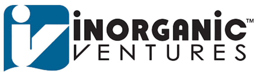 iNORGANIC Ventures logo featuring blue and white geometric design with 
